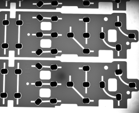 孔内产品偏移检测