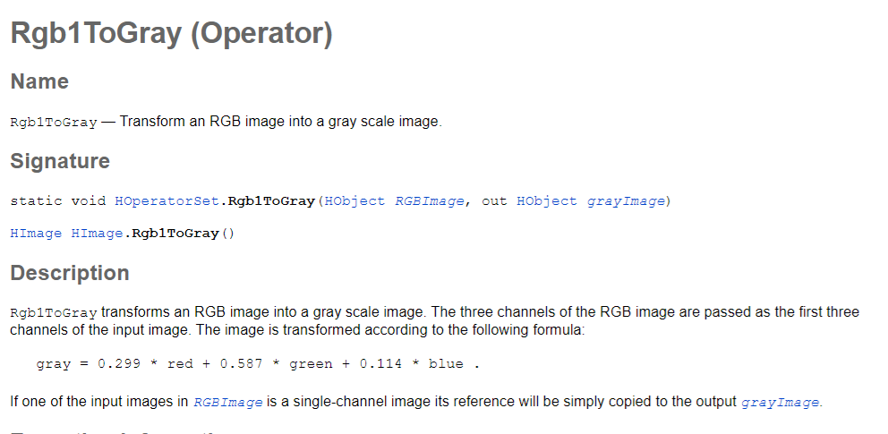 Rgb1ToGray算子公式